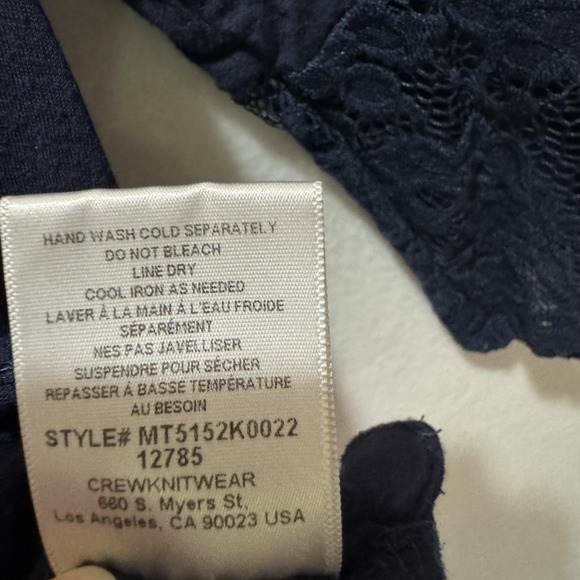 Wallpaper Blouse Womens XL Lace Bell Sleeve V Neck‎ Boho Tunic Shirt - Picture 7 of 9